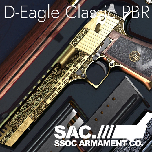 MESH[SAC] D-Eagle Classic Pistol v1.34 FULL Box
