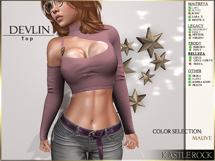 :KR: Devlin Top - Mauve