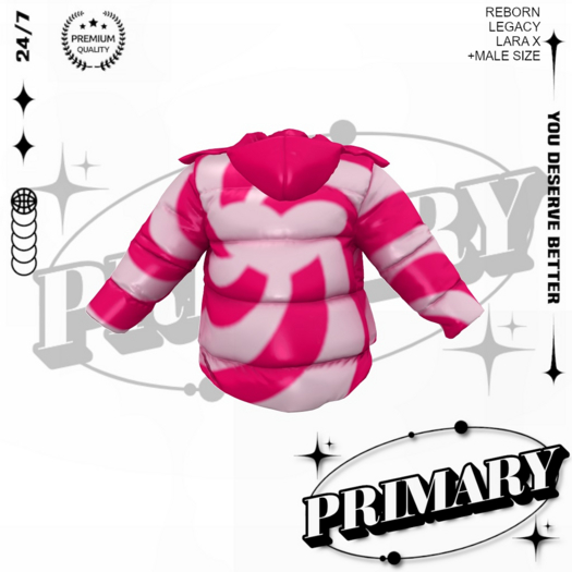 PRIMARY - Acid Puffer Jacket VALENTINE EDT !!Gift!!