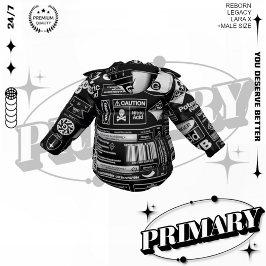 PRIMARY - Acid Puffer Jacket BLACK_02