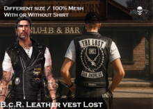 B.C.R. Biker Vest Lost