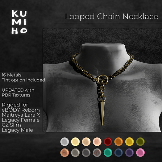 KUMIHO Looped Chain Necklace LEGACY F