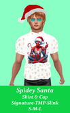 Spidey Santa Shirt & Cap