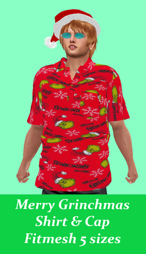 Grinchmas Shirt & Cap
