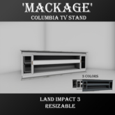 'Mackage' Columbia Tv Stand [ADD ME]