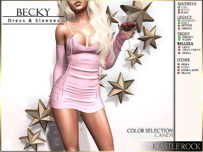:KR: Becky Dress - Candy