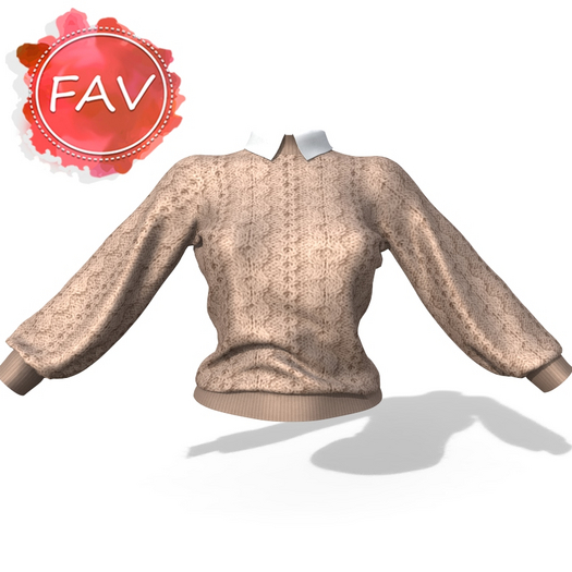 Beige Knit Sweater