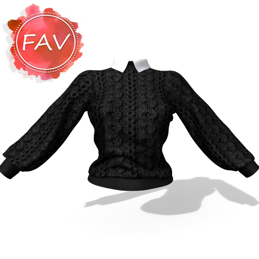 Black Knit Sweater