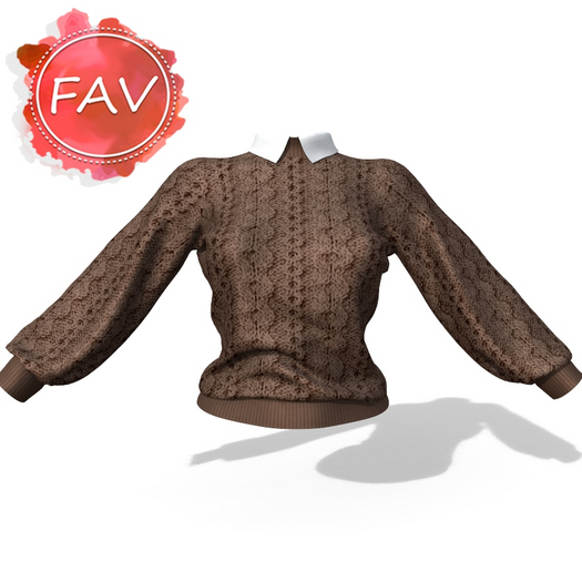 Brown Knit Sweater
