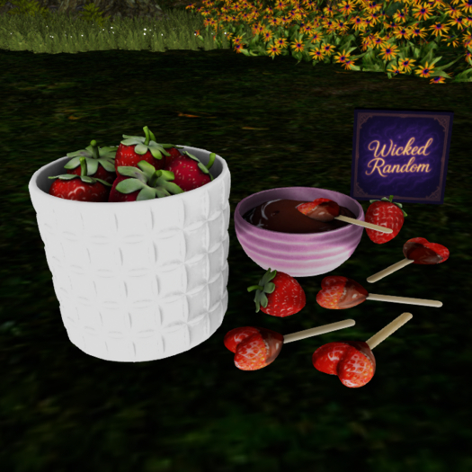 ionic : Strawberry fondue