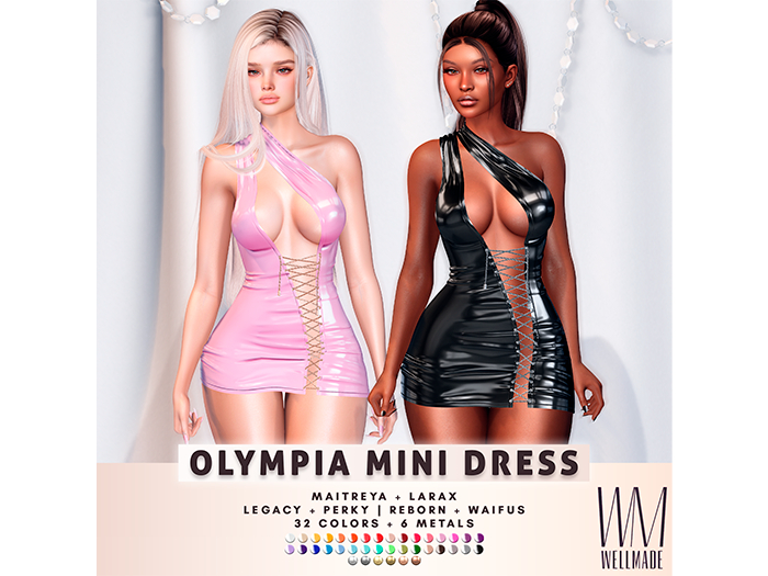 [WellMade] Olympia Mini Dress