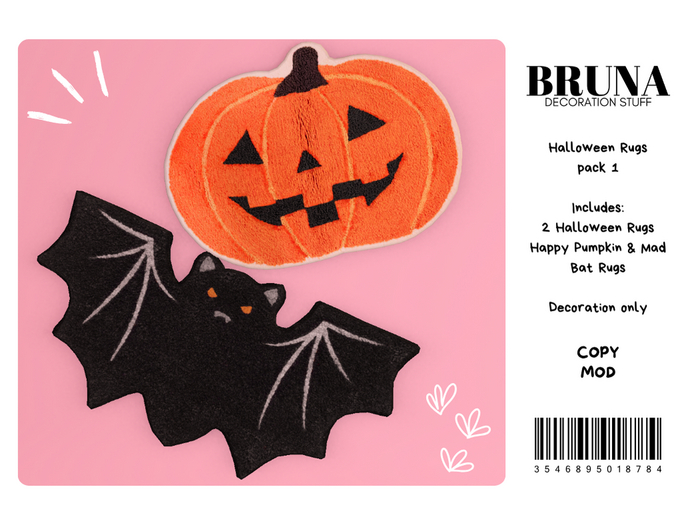 BRUNA - Halloween Rugs - Pack 1 