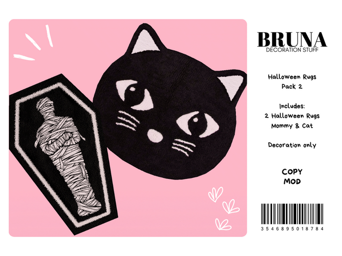 BRUNA - Halloween Rugs - Pack 2
