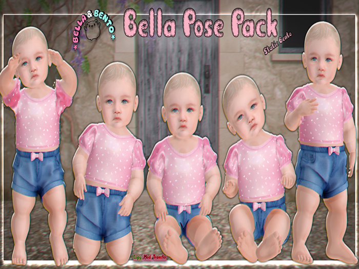 {B.B}Bella Pose Pack-Static Bento{AddToUnpack}