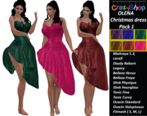 Crazy Olena Christmas dress Pack 1