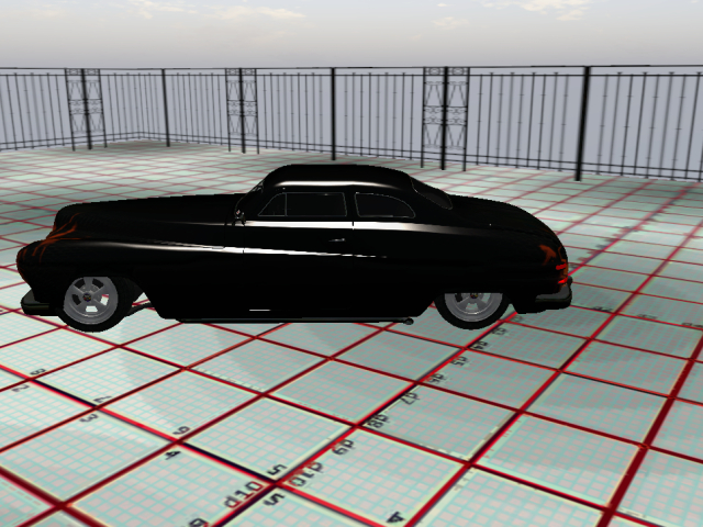 49 Led Sled W/Flames [Boxed]