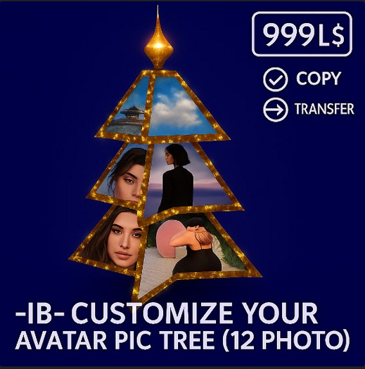 Customize Your Christmas Tree (12 Photo Version)