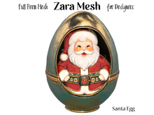 ZM PBR Christmas Santa Egg FULL PERM MESH
