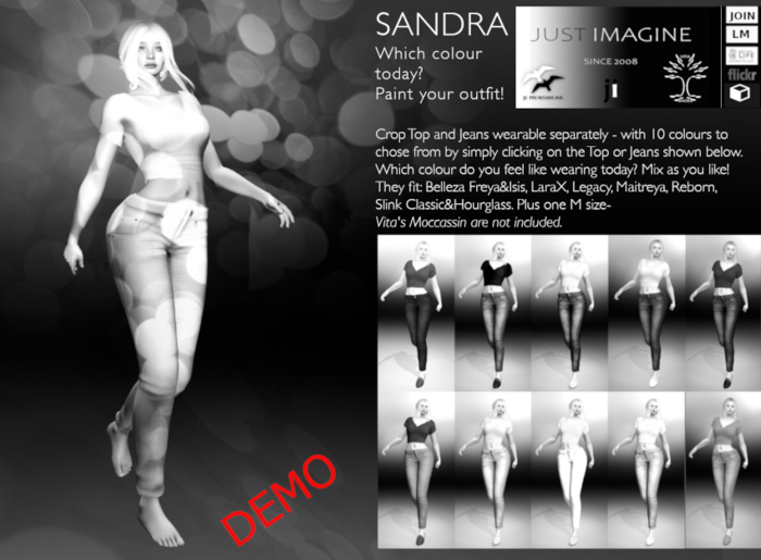 DEMO SANDRA OUTFIT PACK (ADD)