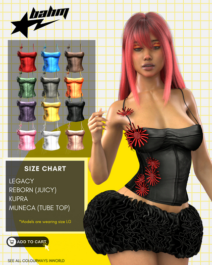 [BAHM] Bratty Set // .top // YELLOW