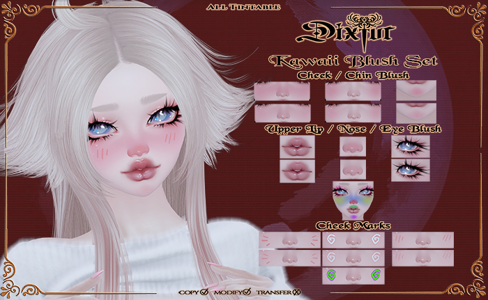 .Dixtur. - GENUS/SLUV/BOM - Kawaii Blush Set [Add/Wear]