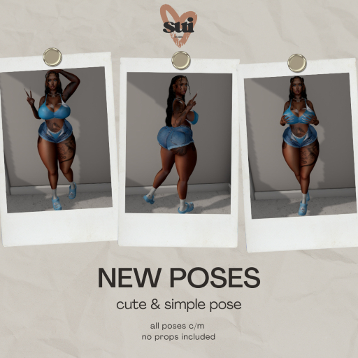 cute & simple pose poses