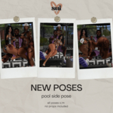Sui pool side  poses unpacker  "(wear me)"