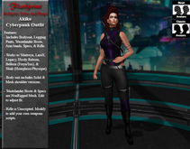 Akiko Cyberpunk Outfit - Purple