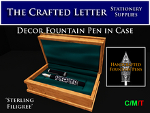 Fountain Pen - Silver Filigree
