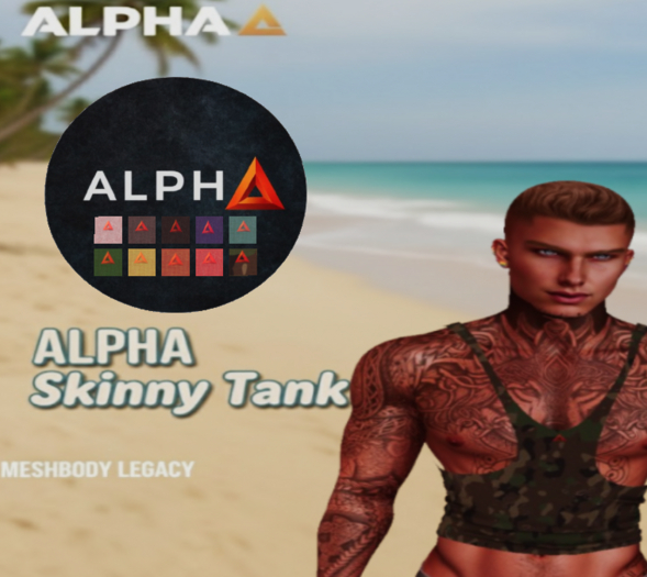 ALPHA Skinny Tank Fat Pack