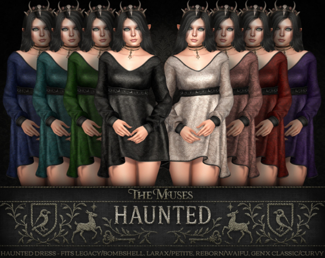 The Muses . Haunted dress . All Colors