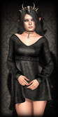 The Muses . Haunted dress . Black