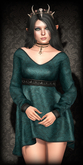 The Muses . Haunted dress . Teal