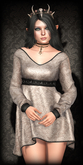 The Muses . Haunted dress . Ivory