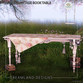 DD Francoise Vintage Book Table
