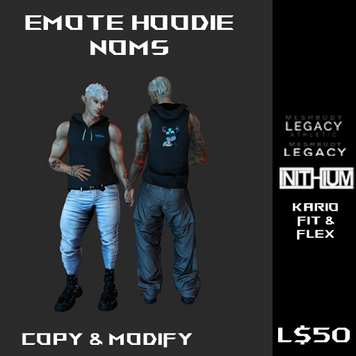 Emote hoodie NOMS