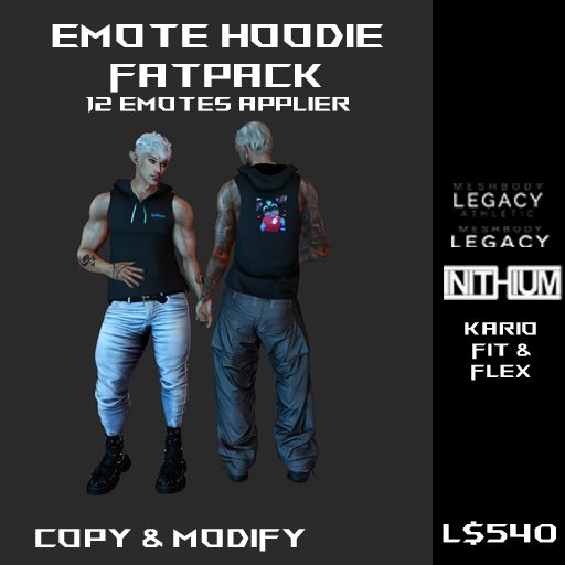 Emote hoodie FATPACK