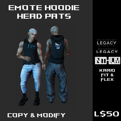 Emote hoodie Head Pats