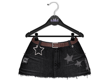Loki - Astra Denim Skirt - Black