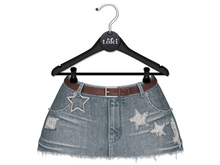 Loki - Astra Denim Skirt - Faded Teal