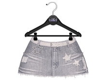 Loki - Astra Denim Skirt - Light Grey