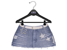 Loki - Astra Denim Skirt - Neutral Blue