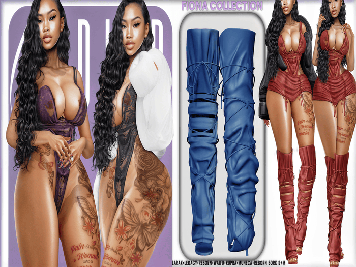 BODIED: Fiona Boot - Blue