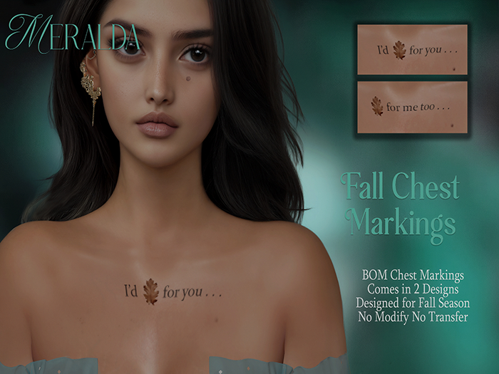 Meralda - Fall Chest Markings