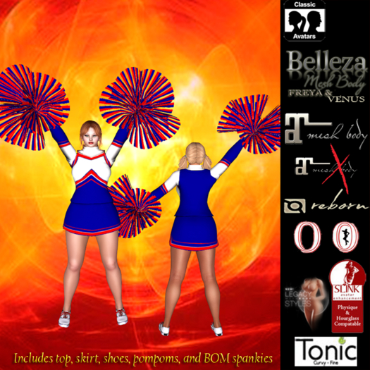 @AdReNaLiZeD@ Cheerleader Uniform All-Star [DEMO]