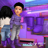 ELLIBELLE  - Toddler - UGGZ -  BOLD PURRRRPLE