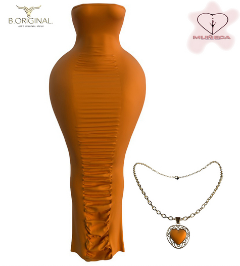 MUNECA GLAM DRESS - GOLD DROP