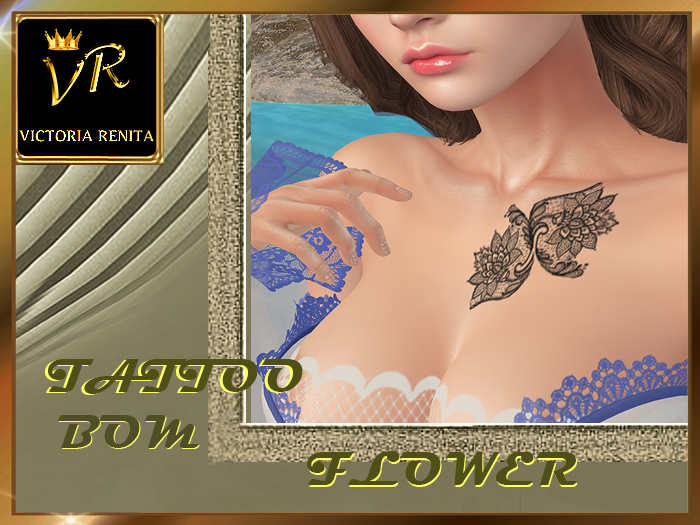 VR* TATTOO *FLOWER 1*