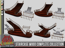 Wooden Staircase Complete Collection CopyMod
