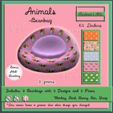 [M.A.] Animals -Beanbag Set  [Boxed]